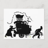 Anzeige der Leerzeichen Ankündigungspostkarte (Vorderseite)