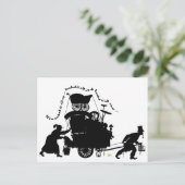 Anzeige der Leerzeichen Ankündigungspostkarte (Stehend Vorderseite)