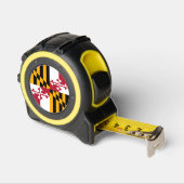 Anzeige der Maryland State Flag Colors Maßband (Winkel)