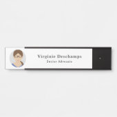 Anzeige der Tür des Fotos des Mitarbeiters im Circ Türschild (Vorderseite )