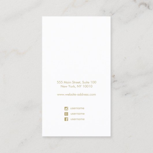 Anzeige der Wasserfarbenwellen im Ozean Visitenkarte (Rückseite)