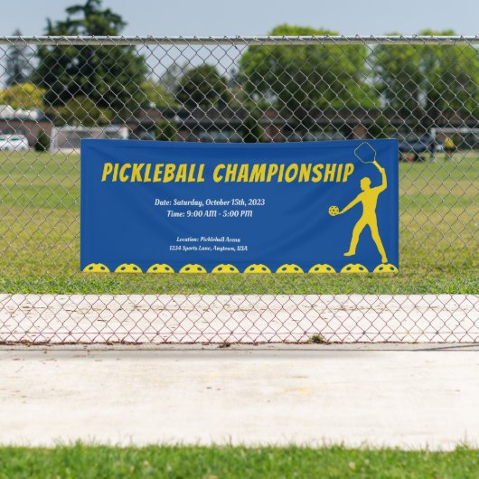 Anzeige des Banners für Pickleball-Passionsereigni Banner (Insitu)