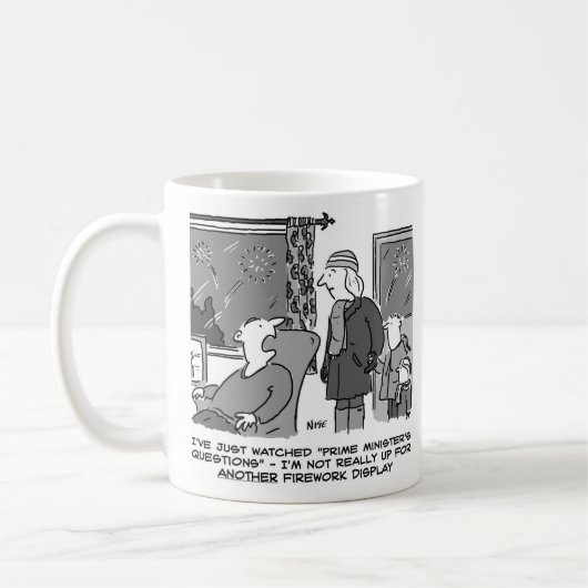 Anzeige des Fireworks als Miss Kaffeetasse (Links)