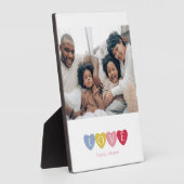 Anzeige des Fotos für die Liebe mit benutzerdefini Fotoplatte (Seite)