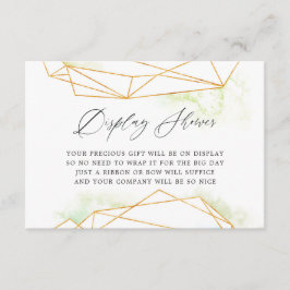 Anzeige des geometrischen Brautparty der Wasserfar Begleitkarte