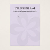 Anzeige des Lavendels Grafik-Blume-1-Earring (Vorderseite)