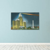 Anzeige des Rathauses Leinwanddruck (Insitu (Holzboden))