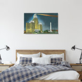 Anzeige des Rathauses Leinwanddruck (Insitu (Schlafzimmer))