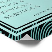 Anzeige des Servicepreises für Stylist in benutzer Poster (Ecke)