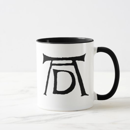ANZEIGE Durer Monogramm Tasse (Rechts)