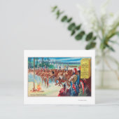 Anzeige eines indischen Tanzes, Maizena Product Ad Postkarte (Stehend Vorderseite)