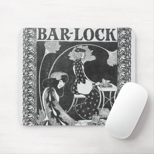 Anzeige für Bar-Verschluss Schreibmaschinen, Mousepad (Mit Mouse)