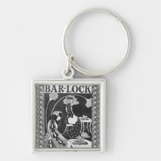 Anzeige für Bar-Verschluss Schreibmaschinen, Schlüsselanhänger (Vorne)