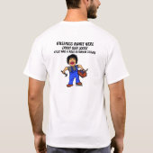 Anzeige für berufliche Builder T-Shirt (Rückseite)