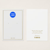 Anzeige für das benutzerdefinierte Add-Logo Grau-O (Vorne & Hinten)