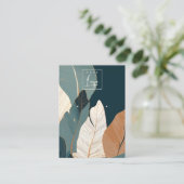 Anzeige für das Sammeln von Gold Tropical Leafy-Lo Visitenkarte (Stehend Vorderseite)