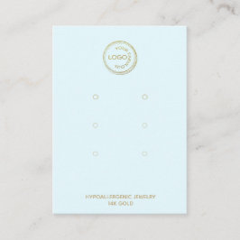 Anzeige für das Sammeln von Logos 3 Seiten leuchte Visitenkarte