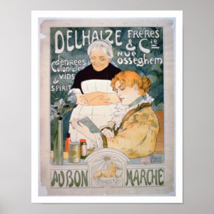 Anzeige für Delhaize, Brüder und Co. am Th Poster