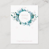 Anzeige für den Wasserfarbenhintergrund Visitenkarte (Vorderseite)