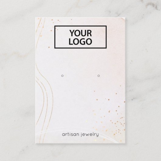 Anzeige für die Abstrakte Darstellung von Logofarb Visitenkarte (Vorderseite)