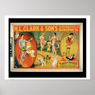 Anzeige für 'die beststen Draht-Künstler das W Poster