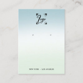 Anzeige für die Darstellung von Logokombinationen Visitenkarte