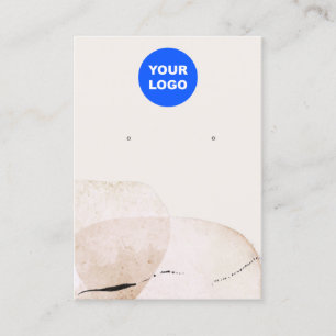 Anzeige für die künstliche Darstellung von Wasserf Visitenkarte