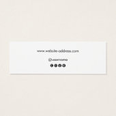 Anzeige für die Schreibstifte mit weißer Signatur (Rückseite)