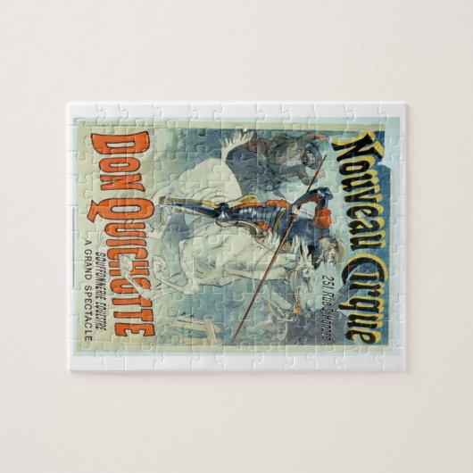 Anzeige für "Don Quichote, neuer Zirkus", Pferd Puzzle (Horizontal)