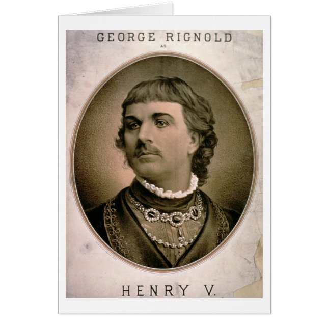 Anzeige für "George Rignold als Henry V" (Col. (Vorne)