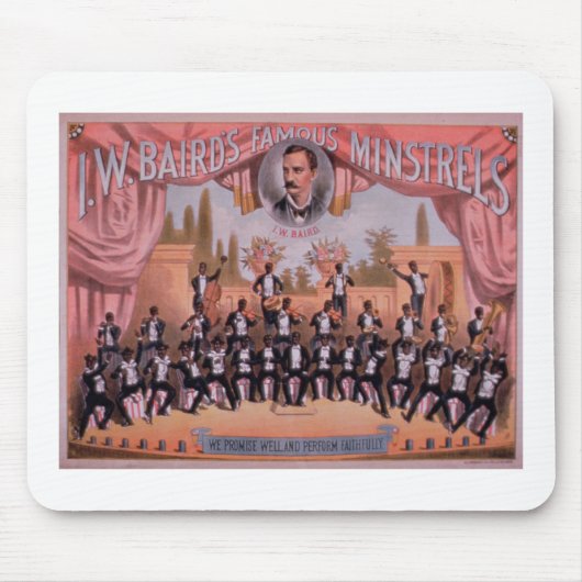 Anzeige für 'I.W. Bairns Famous Minnesänger Mousepad (Vorne)