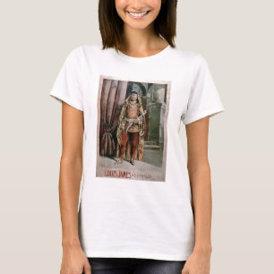 Anzeige für "Louis James als Othello" (Farbe T-Shirt