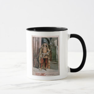Anzeige für "Louis James als Othello" (Farbe Tasse