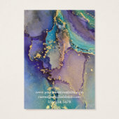 Anzeige für mehrfarbige Gold Liquid Art Earring (Rückseite)