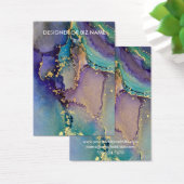 Anzeige für mehrfarbige Gold Liquid Art Earring (Schreibtisch)