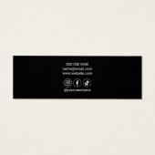 Anzeige für soziale Medien (Rückseite)