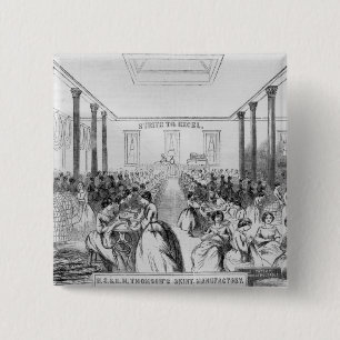 Anzeige für Thomsons Rock-Fertigung Button