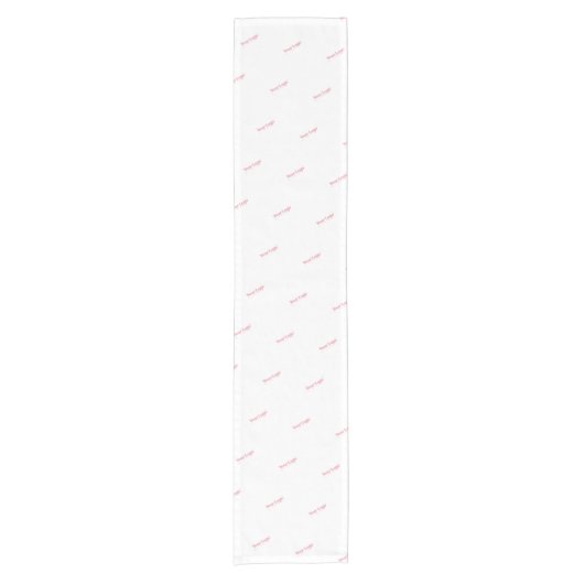 Anzeige für wiederholte Muster-Markenzeichen Kurzer Tischläufer (Vorderseite)