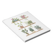 Anzeige gepunkteter Pflanze Notizblock (angewinkelt)