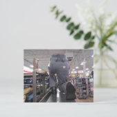 Anzeige im merkwürdigen Speicher Postkarte (Stehend Vorderseite)