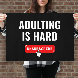Anzeige ist schwierig - Abmelden   Individuelles A Poster