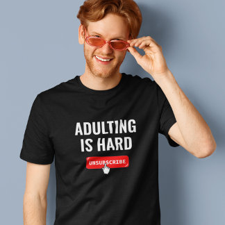 Anzeige ist schwierig - Abmelden | Individuelles A T-Shirt