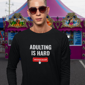 Anzeige ist schwierig - Abmelden | Individuelles A T-Shirt