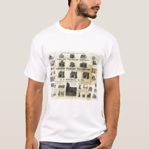 Anzeige mit Führer-Karte T-Shirt
