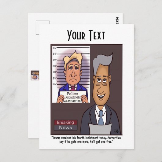 Anzeige Postkarte (Vorne/Hinten)