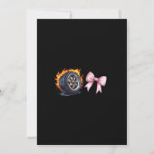 Anzeige von Ausfällen oder Bows Girl oder Boy Gend Einladung (Rückseite)