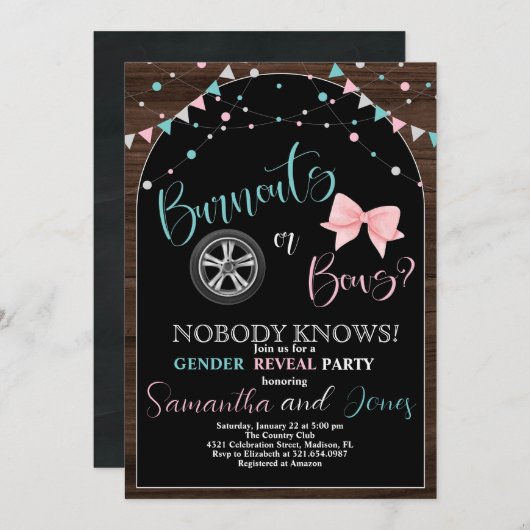 Anzeige von Ausfällen oder Geschlechtsverkehr bei Einladung (Vorne/Hinten)