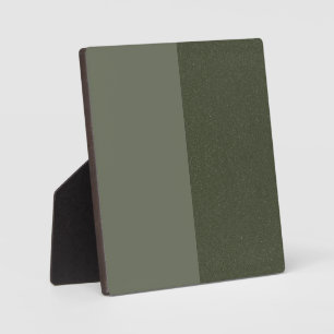 Anzeige von benutzerdefinierten Moosgrün Fotoplatte