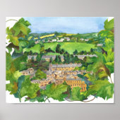 Anzeigen der Badewasserfarbe Poster (Vorne)