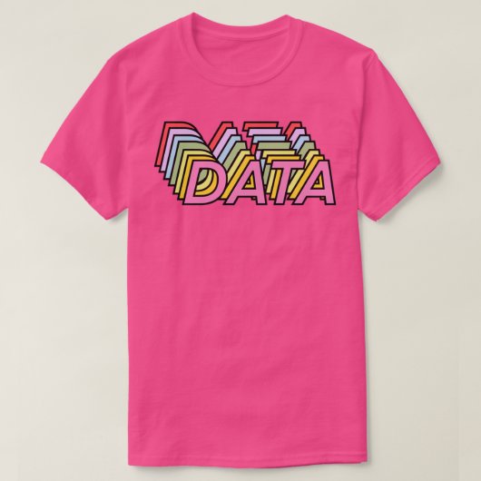 Anzeigen der Daten 30 T-Shirt (Design vorne)
